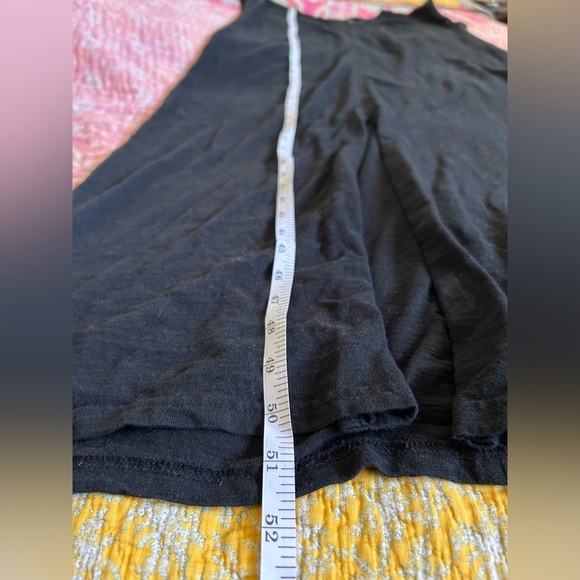 Cotton slub Maxi dress Black V-neck Universal Thread Women’s Large - Picture 7 of 7